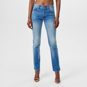 Summer Stone Washed Denim Straight Pants