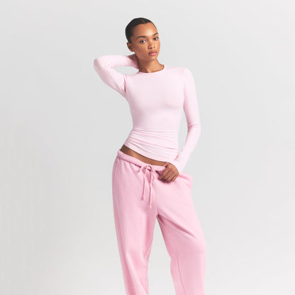 Cotton Jersey Long Sleeve T-shirt