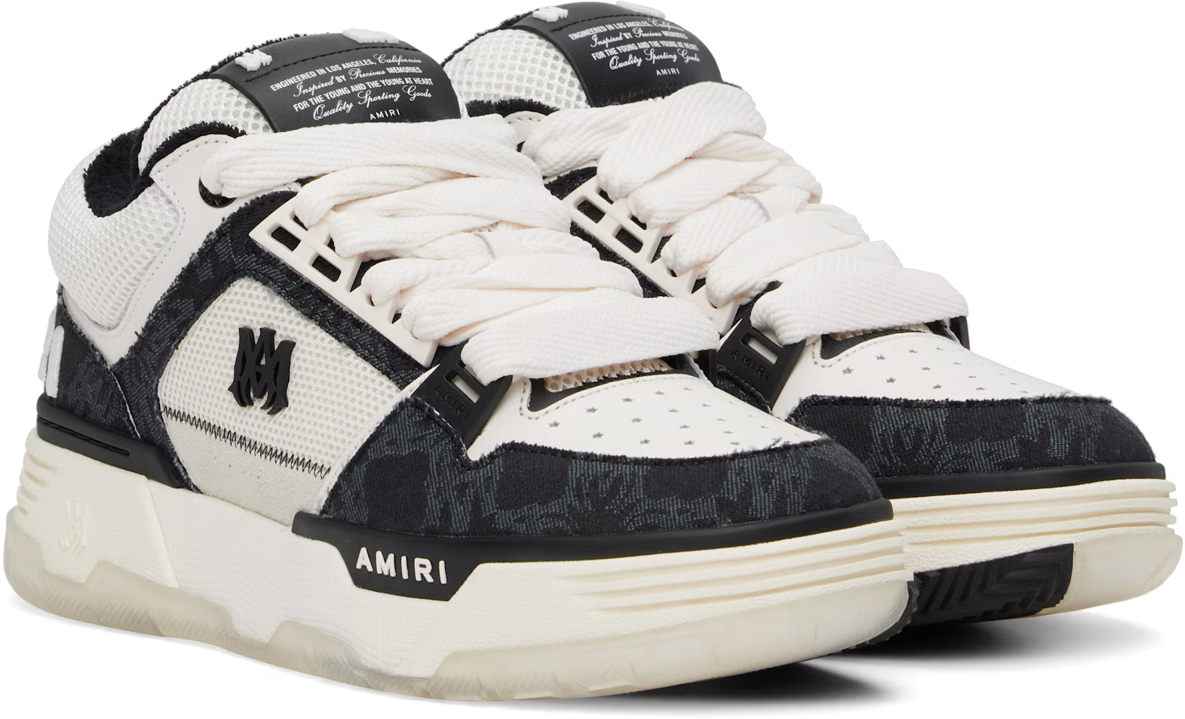 White & Black MA Quad MA-1 Sneakers