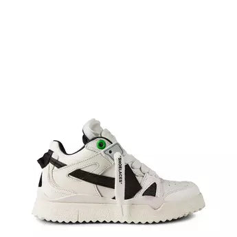 Off White Sponge Midtop Trainers
