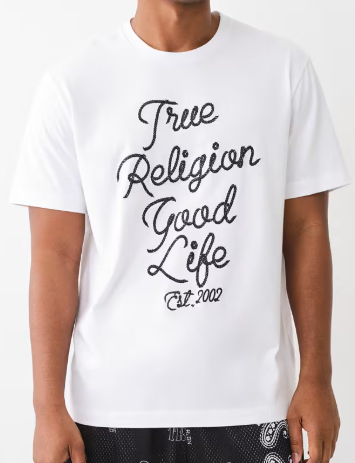 EMBROIDERED ROPE LOGO TEE