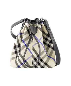 Drawstring Purse - Cotton - Neutral