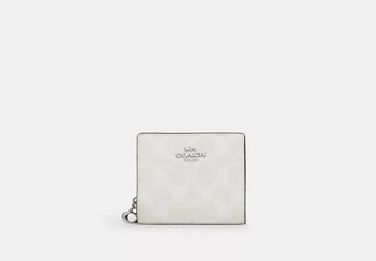 Coach Snap Wallet In Signature Canvas - Wallets | Shop From The Mirage