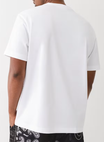 EMBROIDERED ROPE LOGO TEE