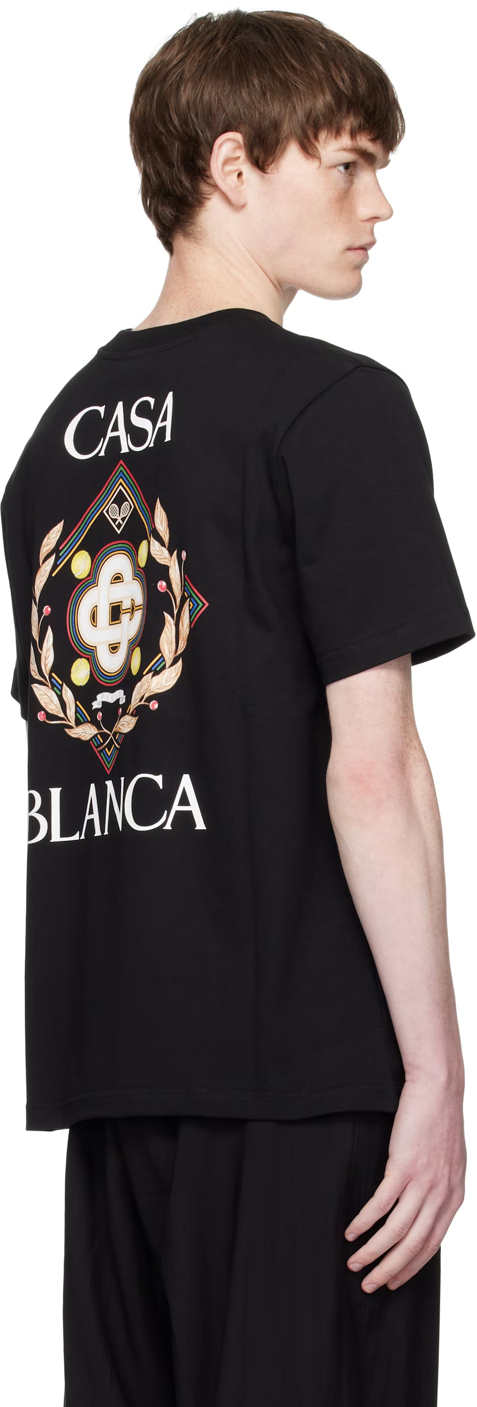 Black Tennis Club Icon Short-Sleeve T-Shirt