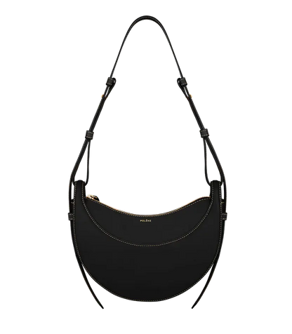 Polene Numéro Dix Edition Smooth Black - Size: One Size Bags | Shop From The Mirage