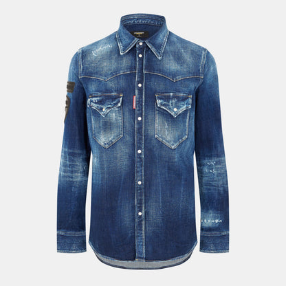Long Sleeve Denim Shirt