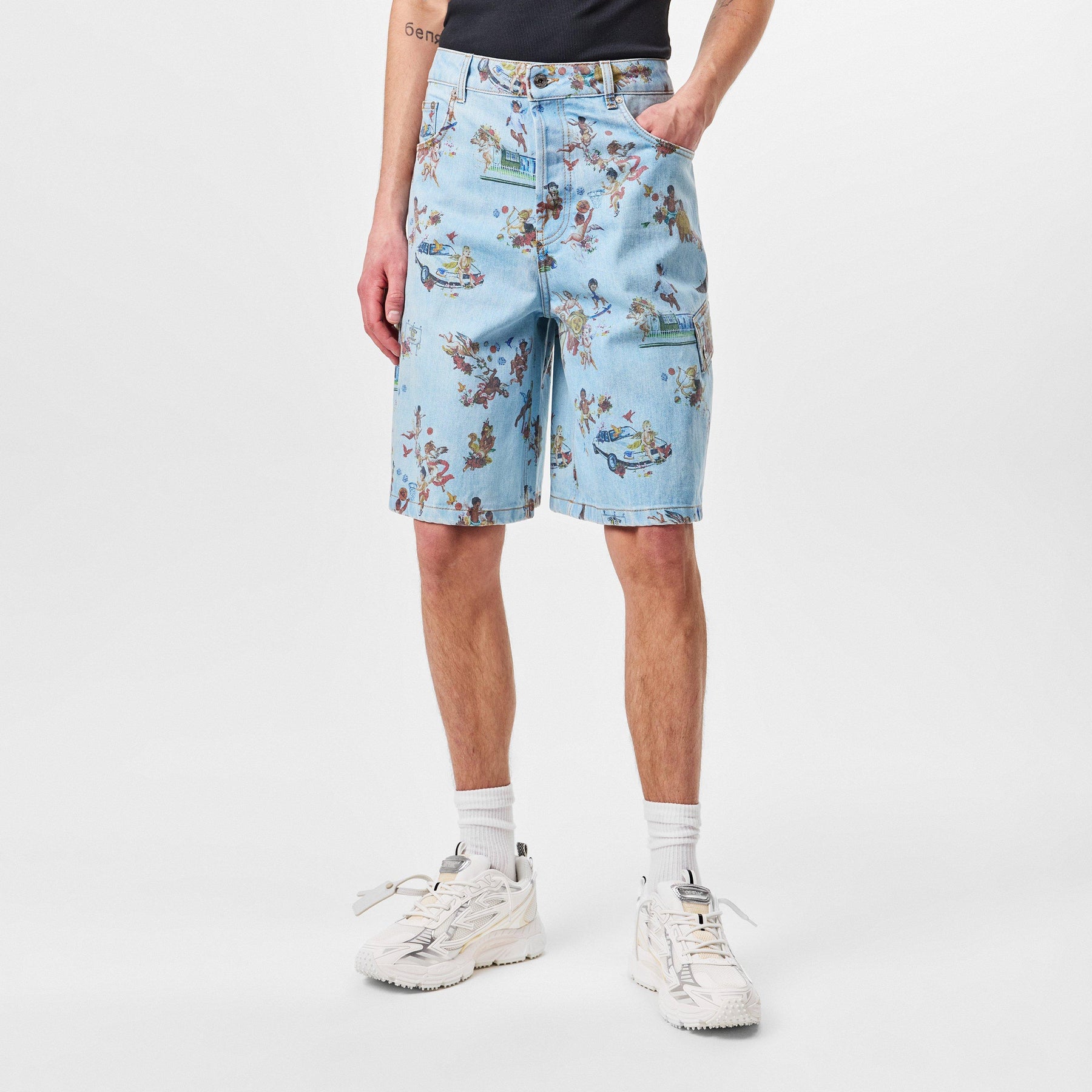 Off Denim Short Sn52