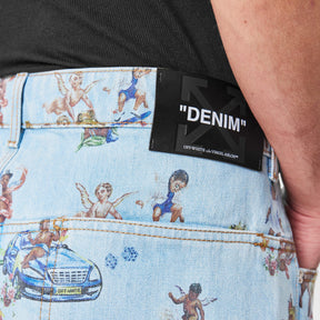 Off Denim Short Sn52
