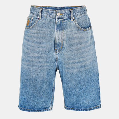 Knee Length Astro Denim Shorts