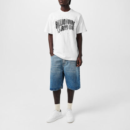 Knee Length Astro Denim Shorts