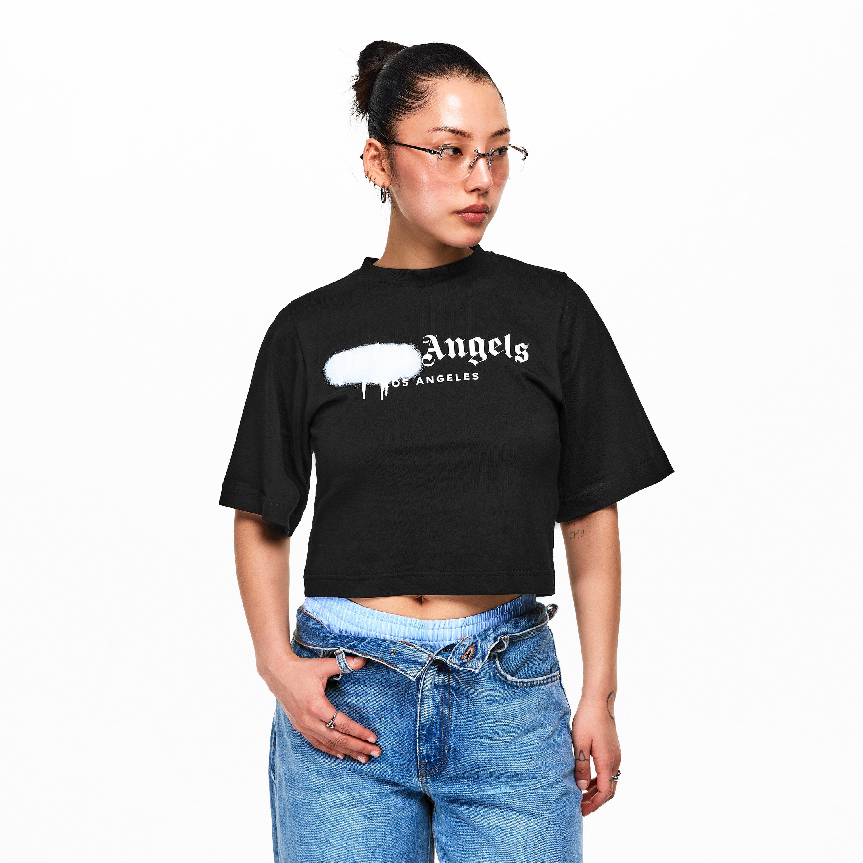 Spray T Cropped Crop Top