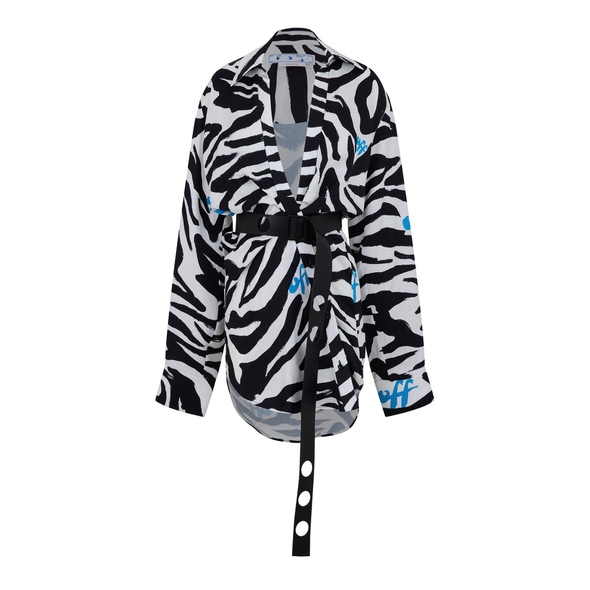 Zebra Shirt Dress