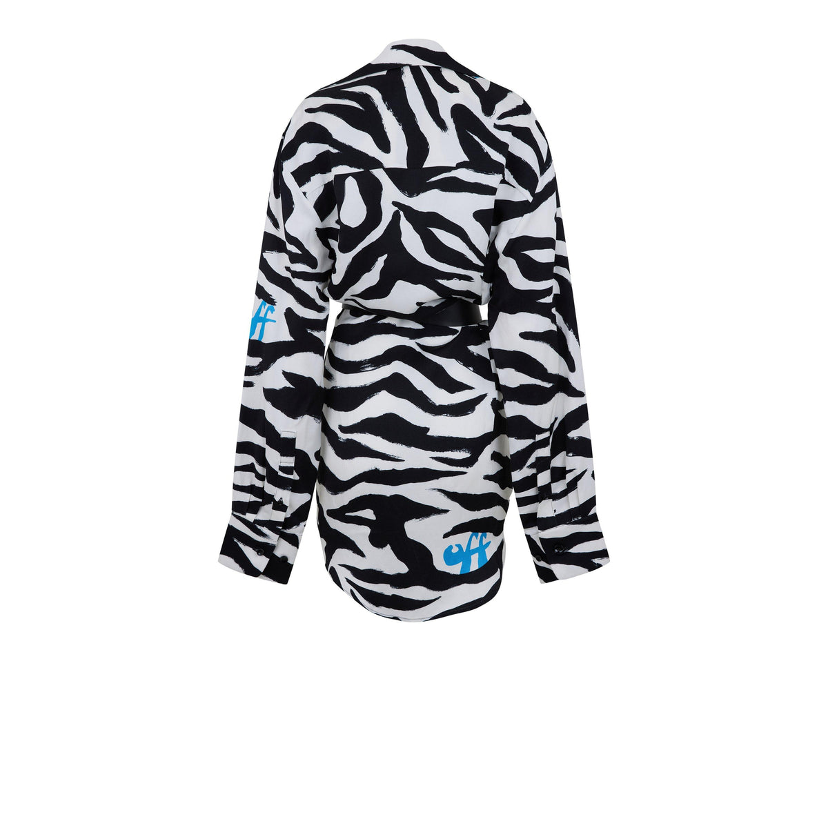 Zebra Shirt Dress