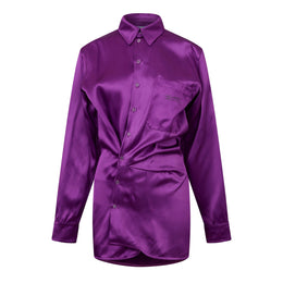Duchesse Twist Front Short Sleeve Shirt