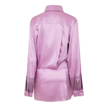 Duchesse Twist Front Short Sleeve Shirt