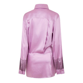 Duchesse Twist-Front Mini Dress