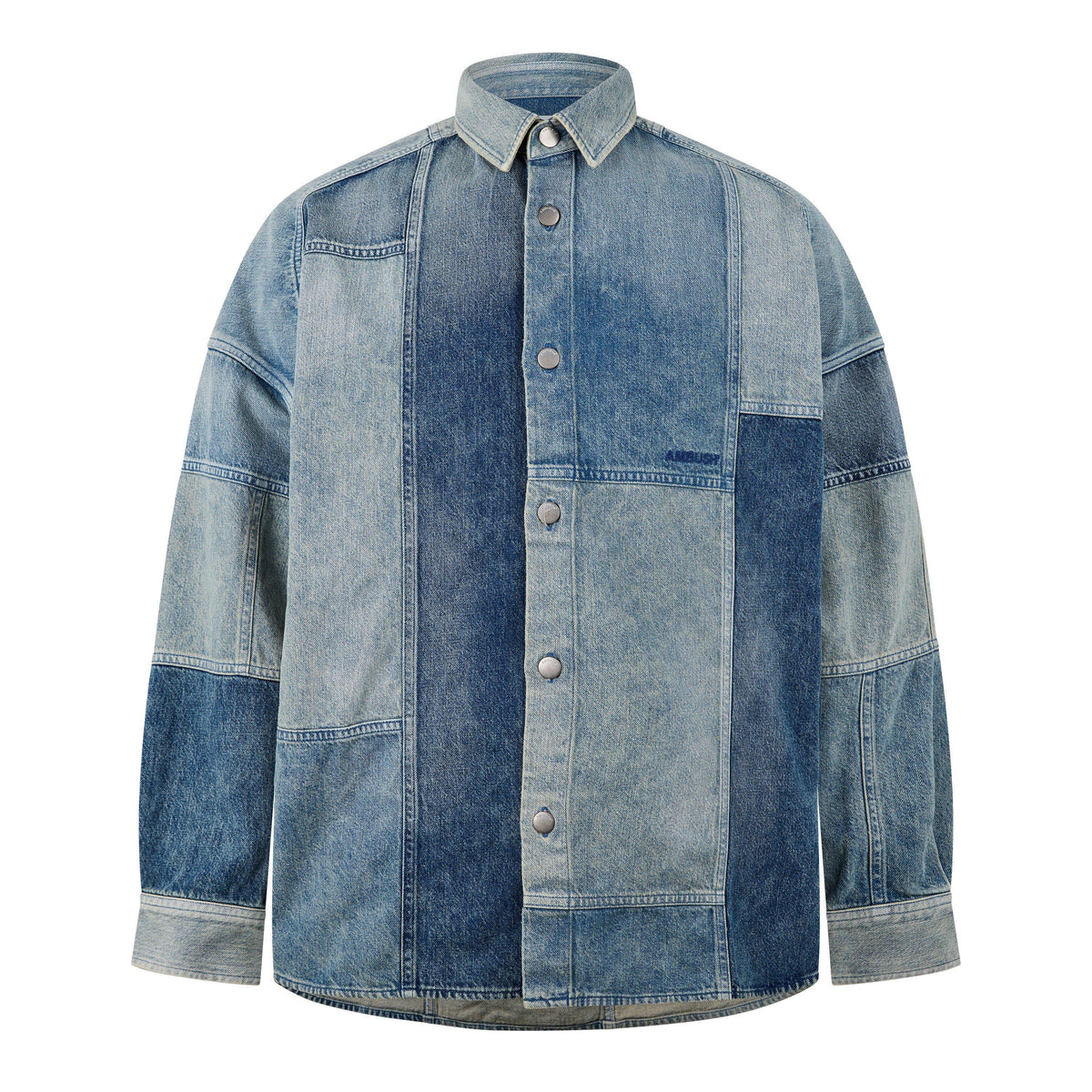 Patchwork Denim Shirt