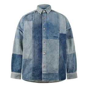 Patchwork Denim Shirt