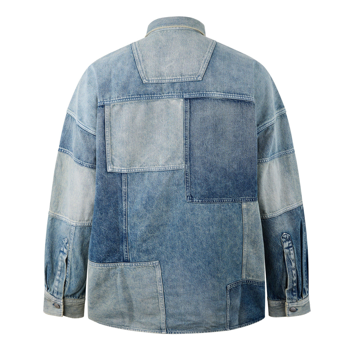Patchwork Denim Shirt