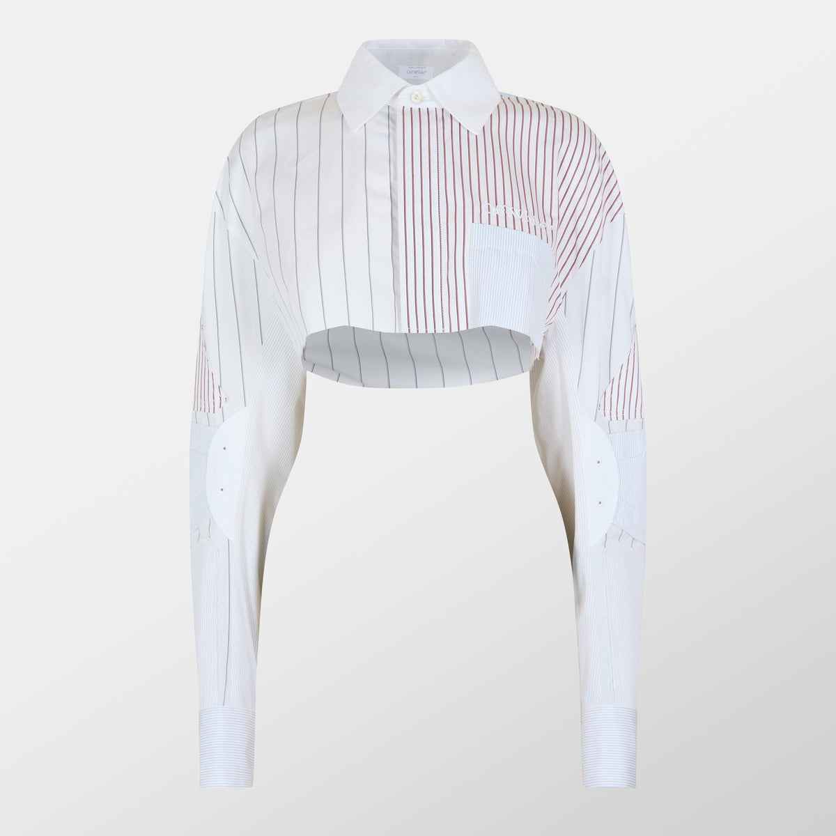 Striped Cropped Shirt