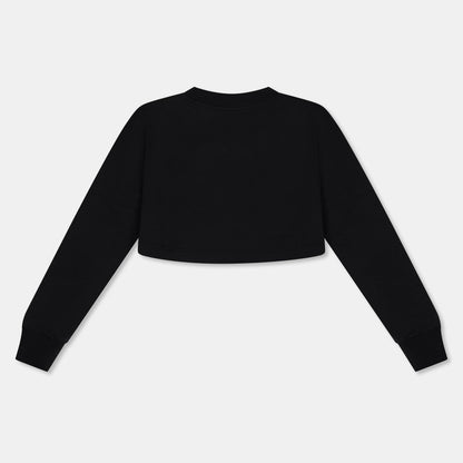 Cropped Logo Long Sleeve T-Shirt