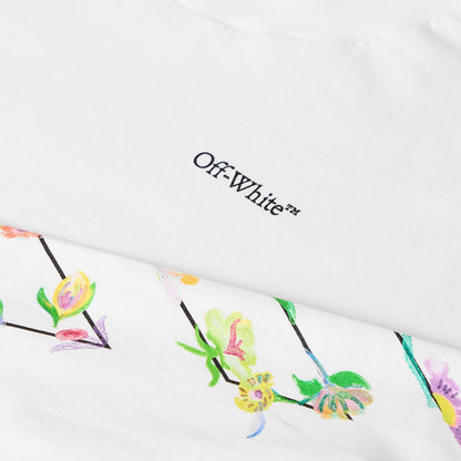 Flower Hi Neck Long Sleeve T-Shirt