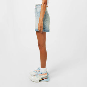 Monogram Denim Shorts