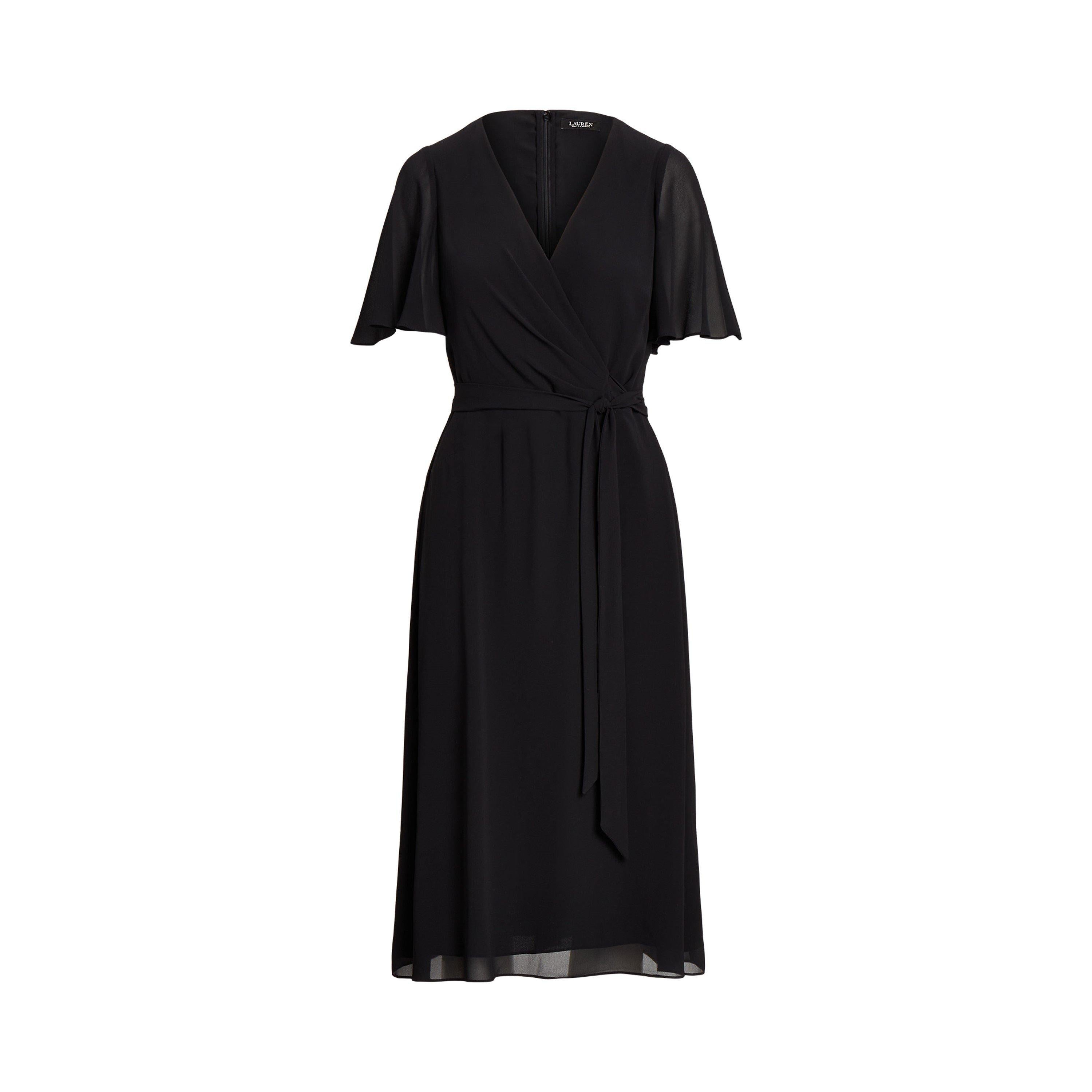 Belted Georgette dress