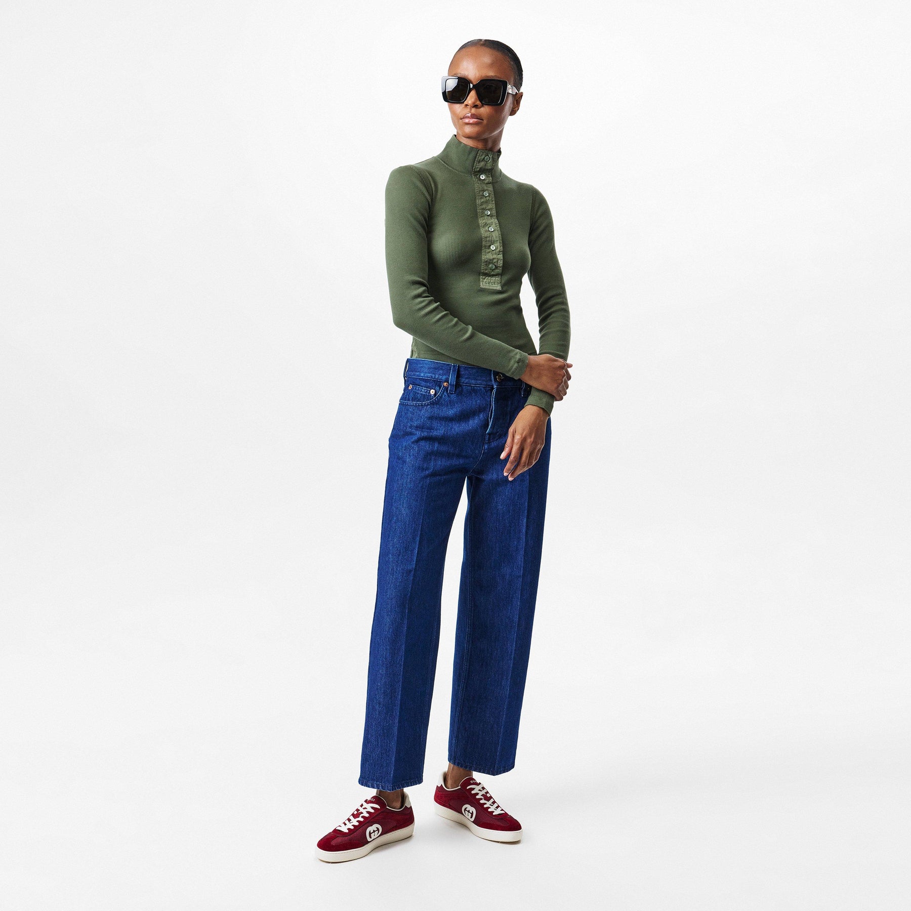 Rib Long Sleeve T-Shirt