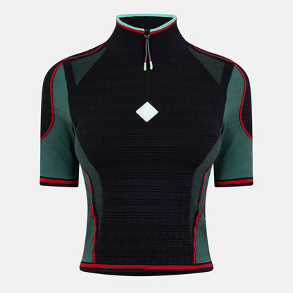 Zipped Long Sleeve T-Shirt