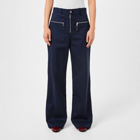 Cotton Gabardine Trousers