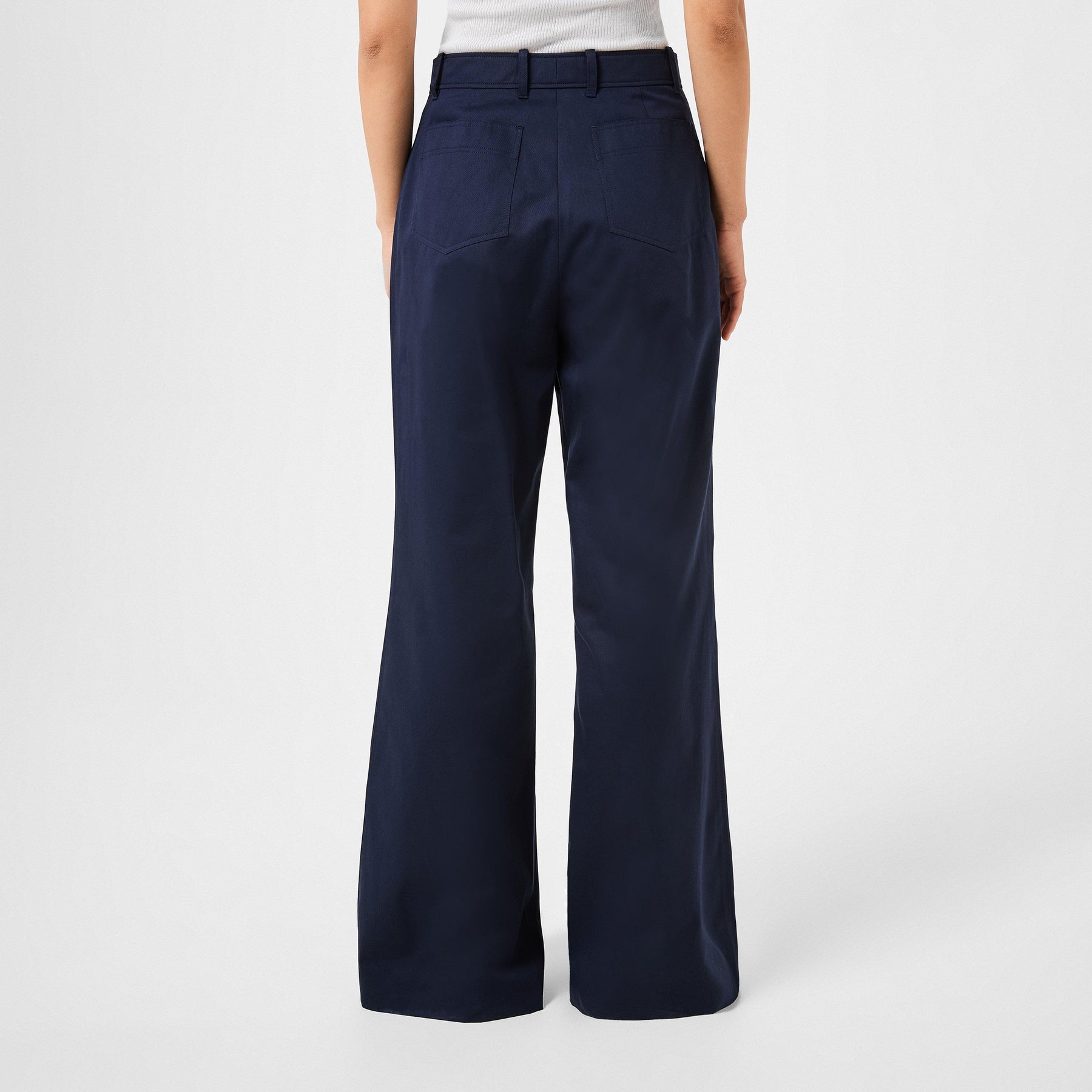 Cotton Gabardine Trousers