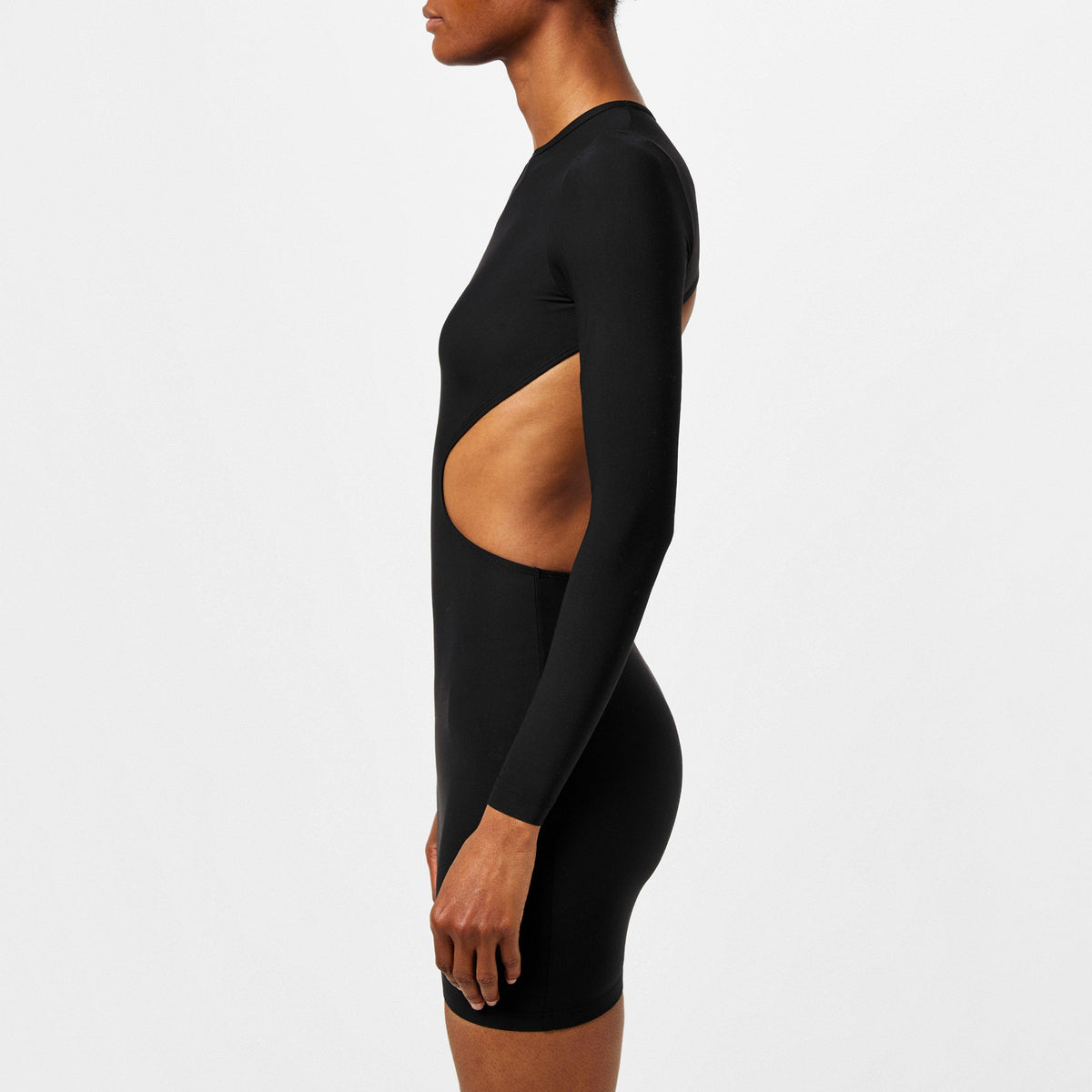 Cut Out Long Sleeve Mini Dress