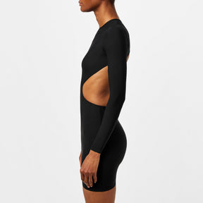 Cut Out Long Sleeve Mini Dress