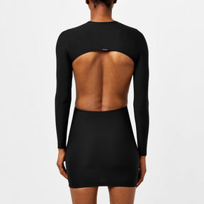 Cut Out Long Sleeve Mini Dress