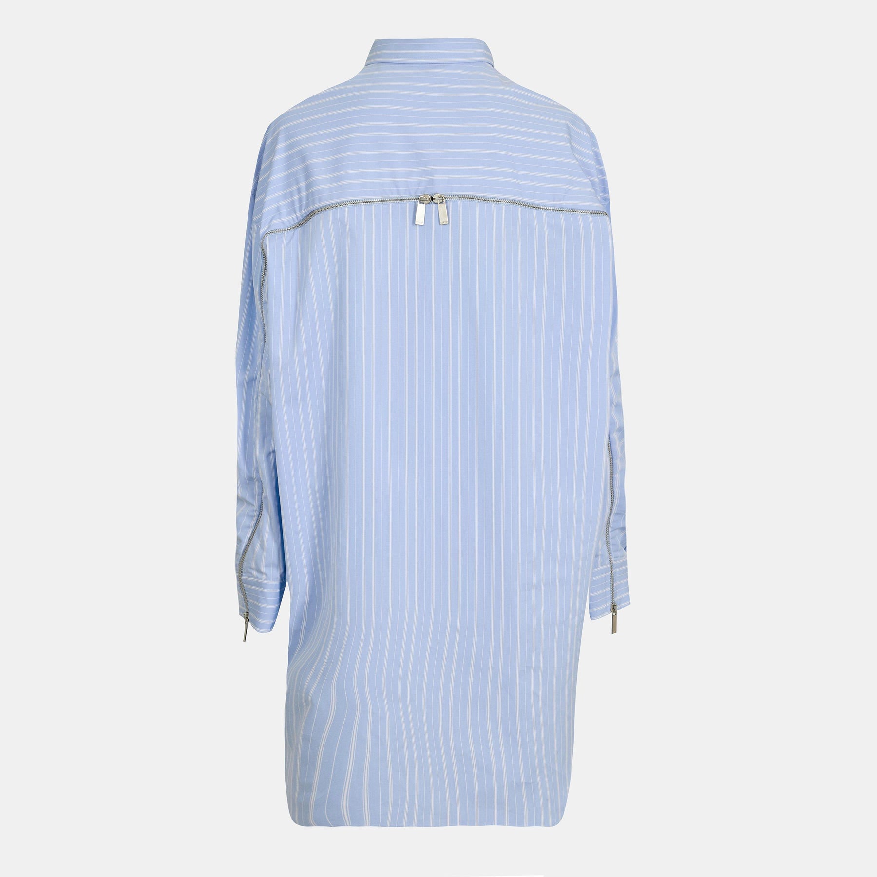 Off Poplin Zip Shirt Ld99