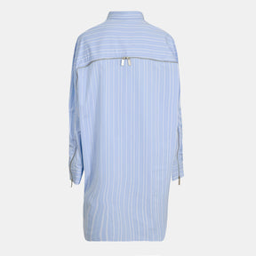 Off Poplin Zip Shirt Ld99