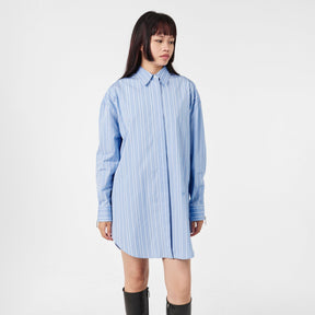 Off Poplin Zip Shirt Ld99