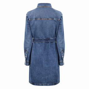 Organic Denim Horsebit Dress