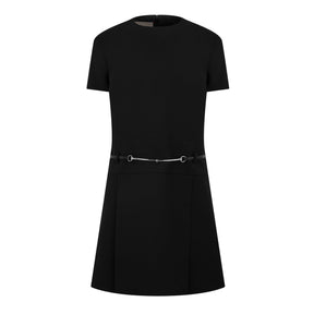 Cady Crepe Wool Silk Dress