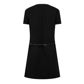 Cady Crepe Wool Silk Dress