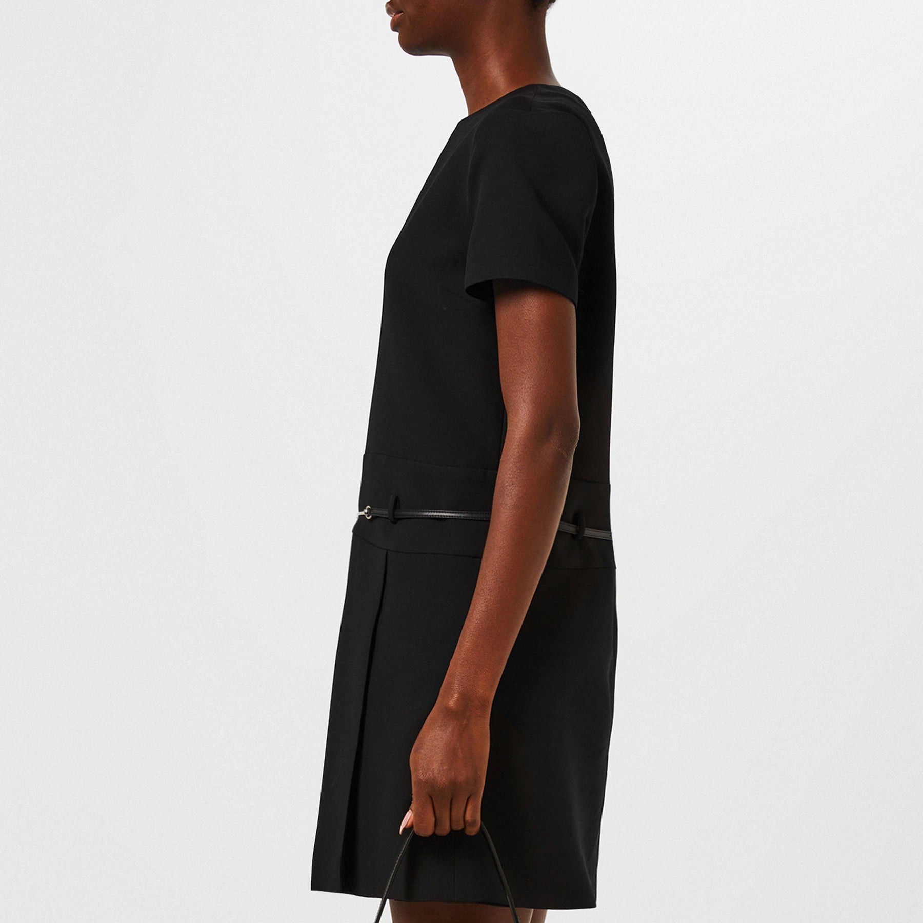 Cady Crepe Wool Silk Dress