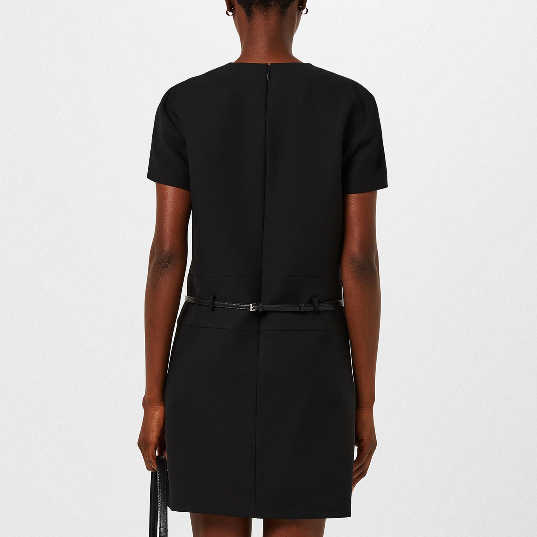 Cady Crepe Wool Silk Dress