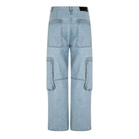 Loose Fit Cargo Jeans