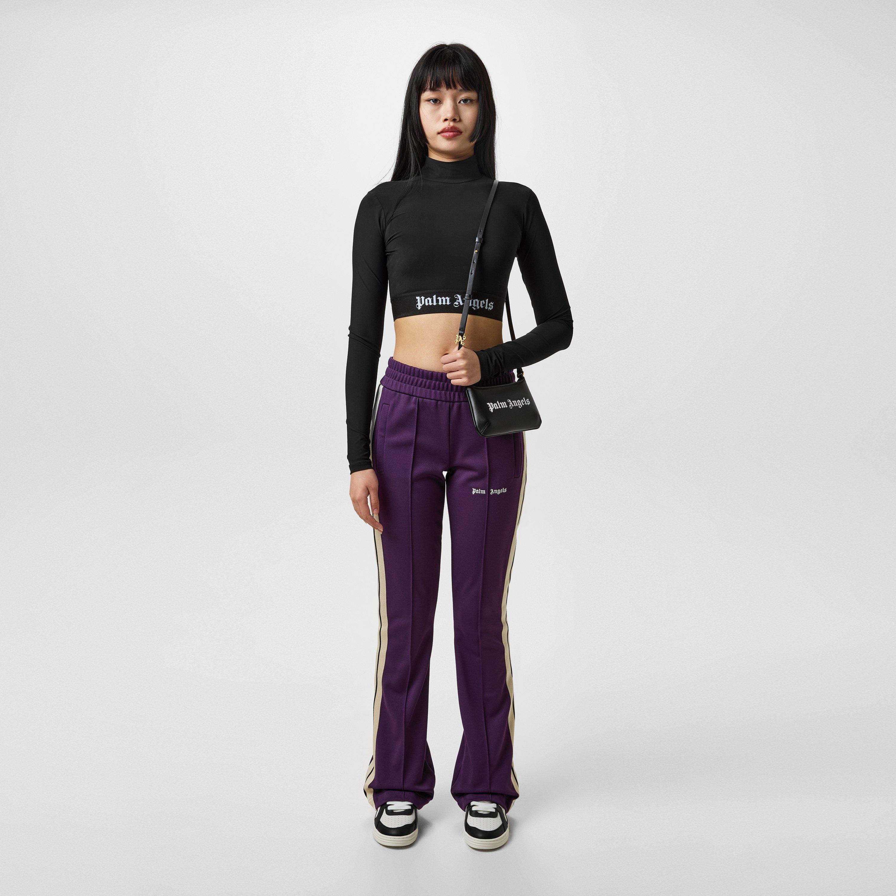 Logo Mock Neck Top