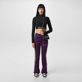 Logo Mock Neck Top