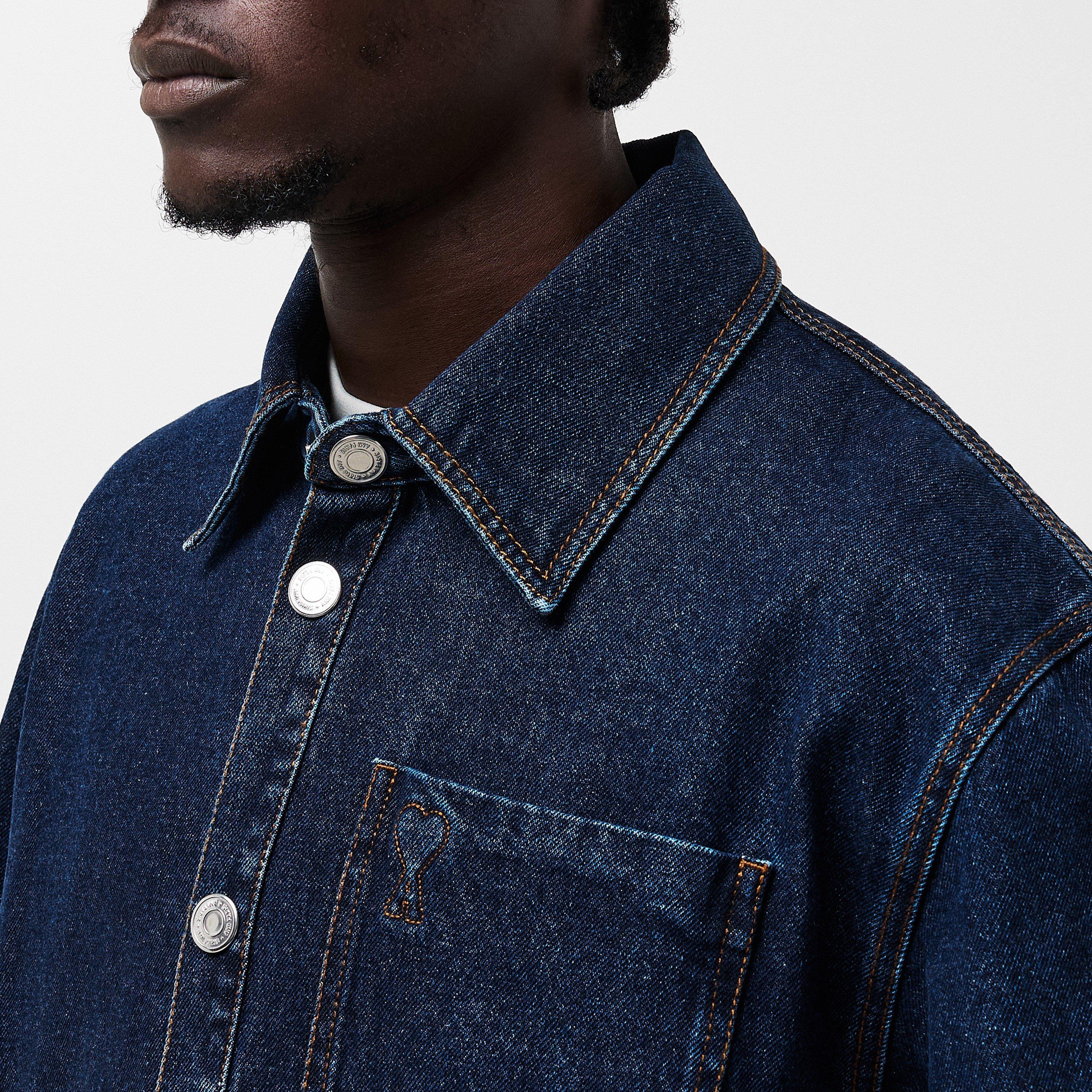 Long-Sleeve Denim Shirt
