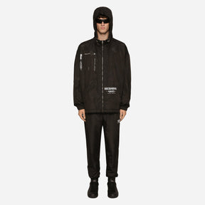 Dg Vib3 Print Hooded Nylon Jacket