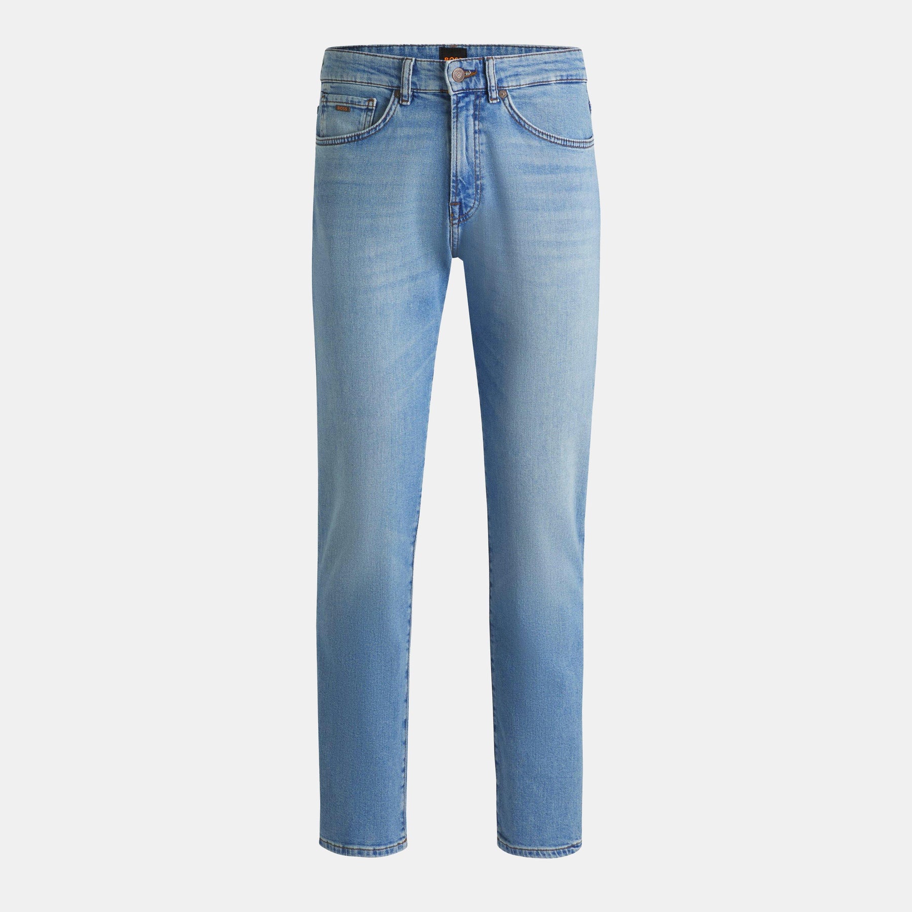 Men's Re.Maine BC Straight Denim Jeans with Iconic Logo Patch
